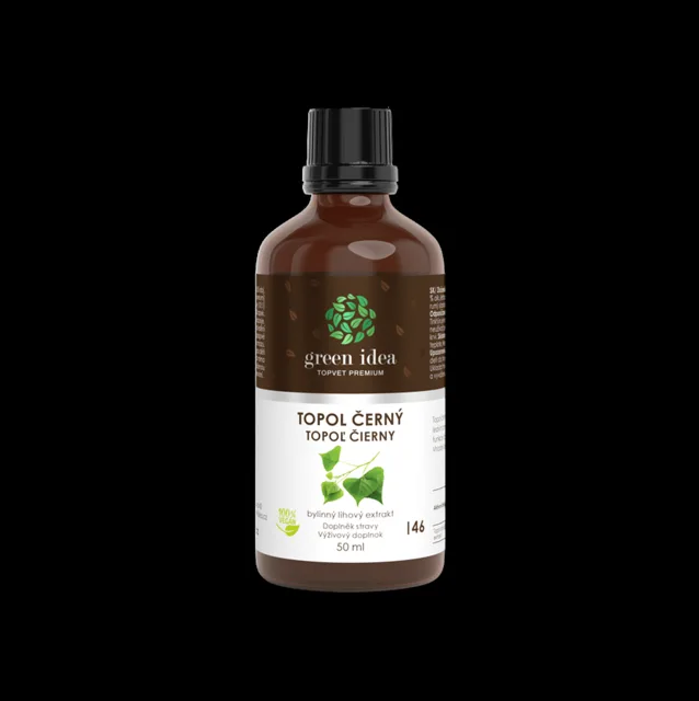Topol černý tinktura – kapky 50 ml – Green idea