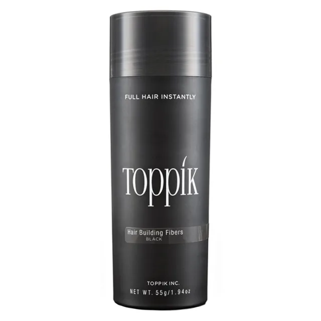 Toppik Hair Building Fibers Středně Zahušťovací vlákna na vlasy a vousy Černá 27 g