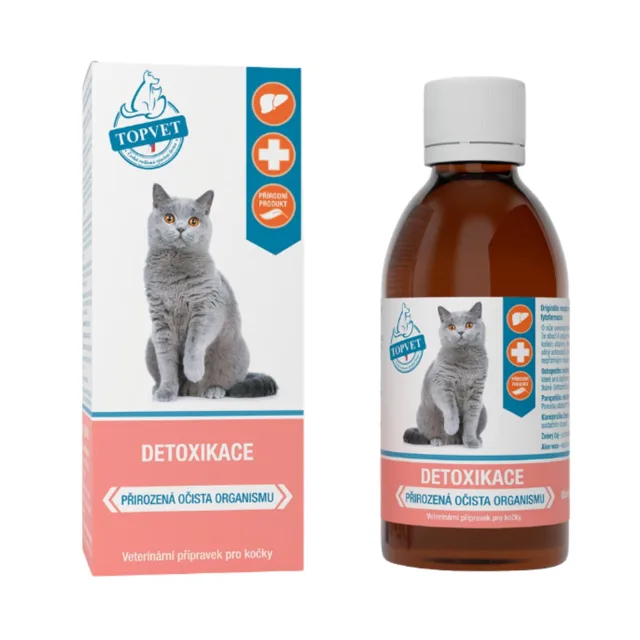Topvet Detoxikace pro kočky 200 ml - Green idea