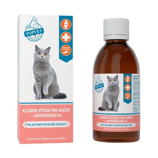 Topvet Kloubní výživa pro kočky - Artroregen Fe 200 ml - Green idea