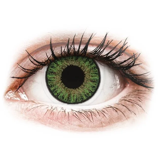 TopVue Color - dioptrické jednodenní (10 čoček) Green 608231_13861777