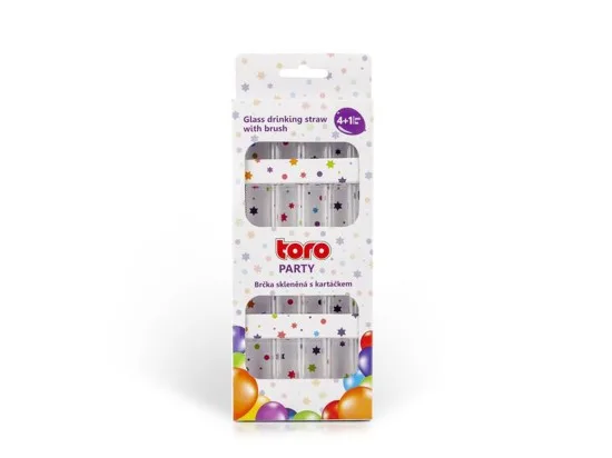 Toro brčka skleněná s čisticmí kartáčkem 5 ks