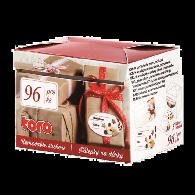 Toro Samolepící jmenovky na vánoční dárky