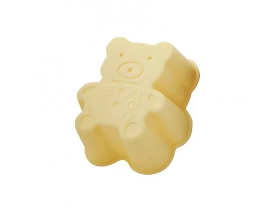 Toro silikonová forma na muffiny medvídek krémový 3 ks