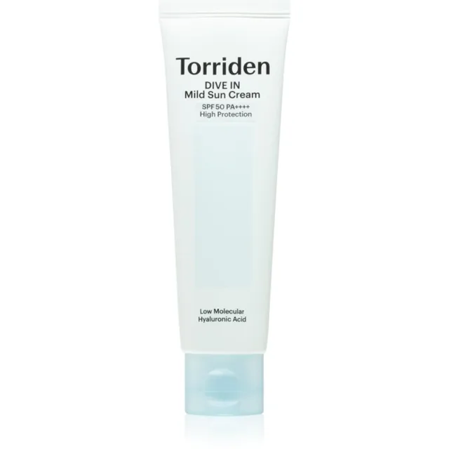 Torriden Dive In Mild Sun Cream minerální opalovací fluid na obličej s hydratačním účinkem SPF 50+ 60 ml