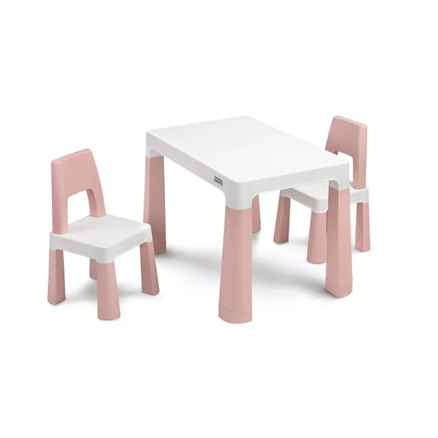 Toyz Sada dětského nábytku TOYZ MONTI 1+2, růžová/bílá