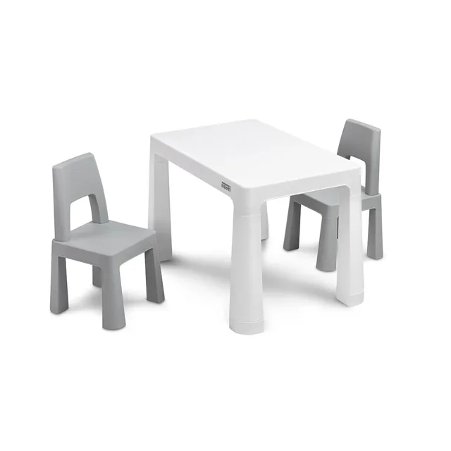 Toyz Sada dětského nábytku TOYZ MONTI 1+2, šedá/bílá