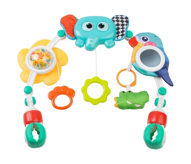 Toyz Senzorický oblouk Slon – zrcátko, chrastítka, 0–18m