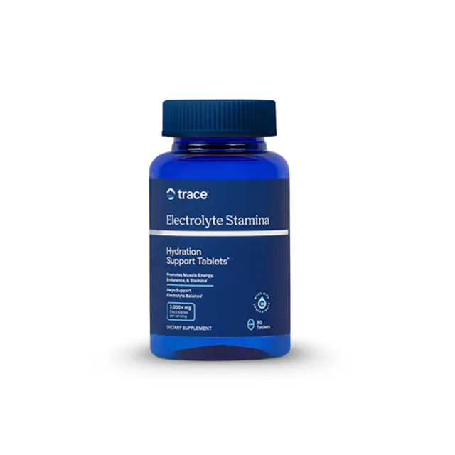 Trace Minerals Electrolyte Stamina – Tablety na výdrž a hydratáciu, 90 tablet