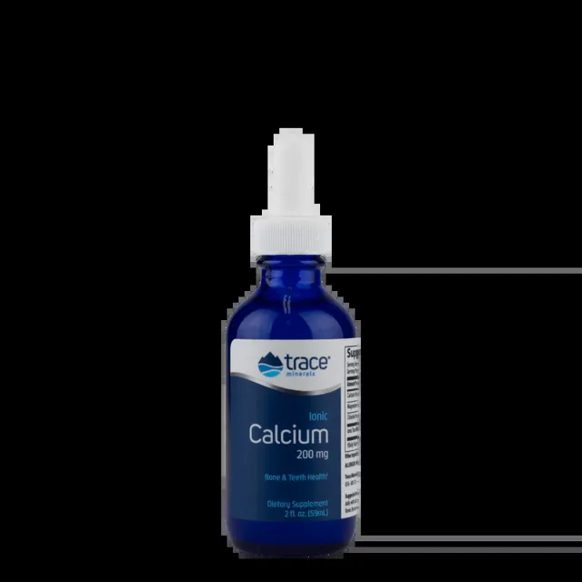 Trace Minerals Ionic Calcium, Ionizovaný vápník, 200 mg, 59 ml