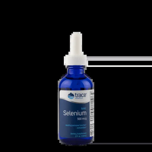 Trace Minerals Ionic Selenium, Ionizovaný selen, 300 mcg, 59 ml