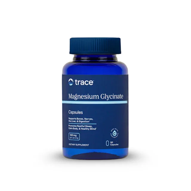 Trace Minerals Magnesium Glycinát 120 mg, 90 kapslí