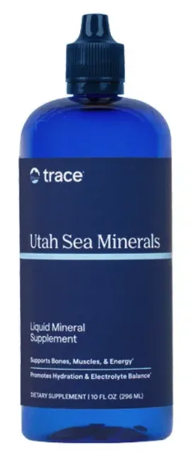 Trace Minerals Utah Sea Minerals, přírodní koncentrát elektrolytů, 296 ml