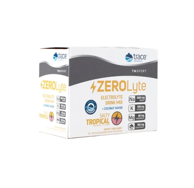 Trace Minerals ZeroLyte - elektrolyty s příchutí tropical 30 sáčků