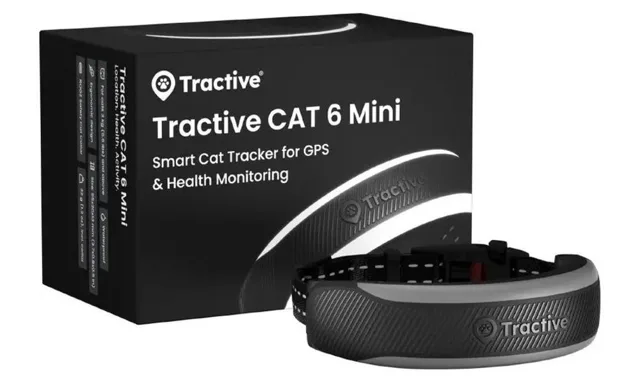 Tractive GPS CAT 6 Mini | GPS lokátor pro kočky - černá | P59482