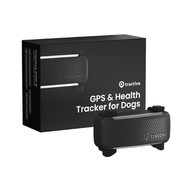 Tractive GPS DOG 6 | GPS lokátor a monitor aktivity i zdraví pro psy - černá | P57373