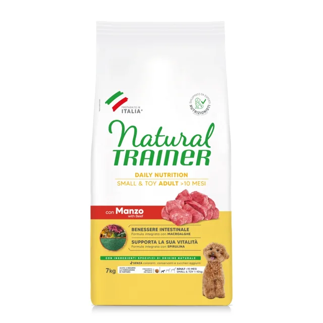 Trainer Dog Natural Mini Adult s hovězím - 2 x 7 kg