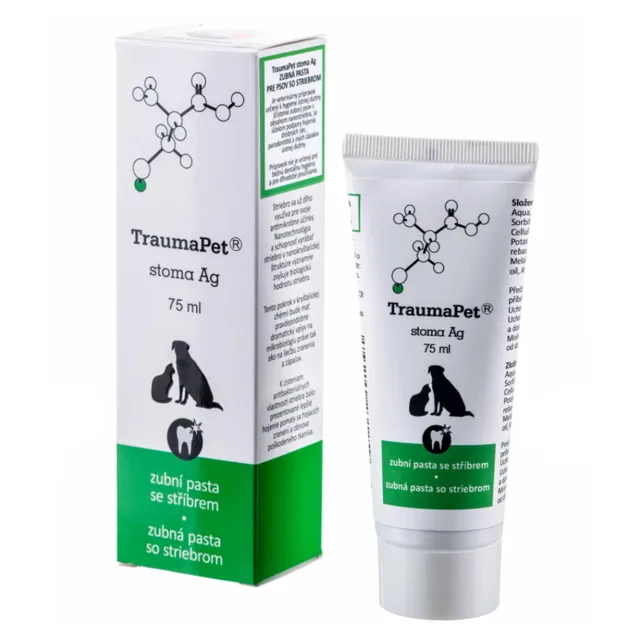 TRAUMAPET stoma Ag zubní pasta pro psy 75 ml