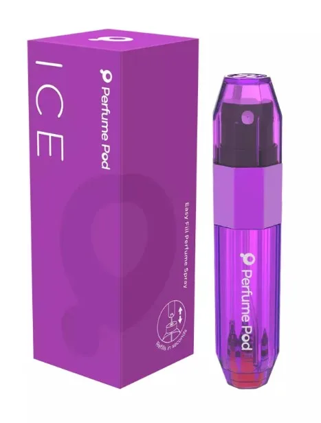 Travalo Ice - plnitelný flakon 5 ml (fialový)