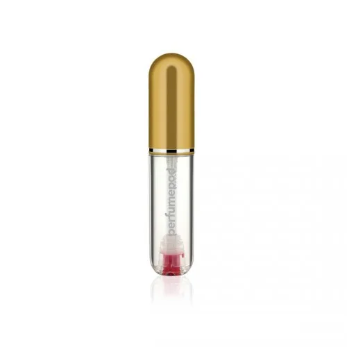 Travalo Perfume  Essentials Gold  plnitelný flakón s rozprašovačem 5 ml