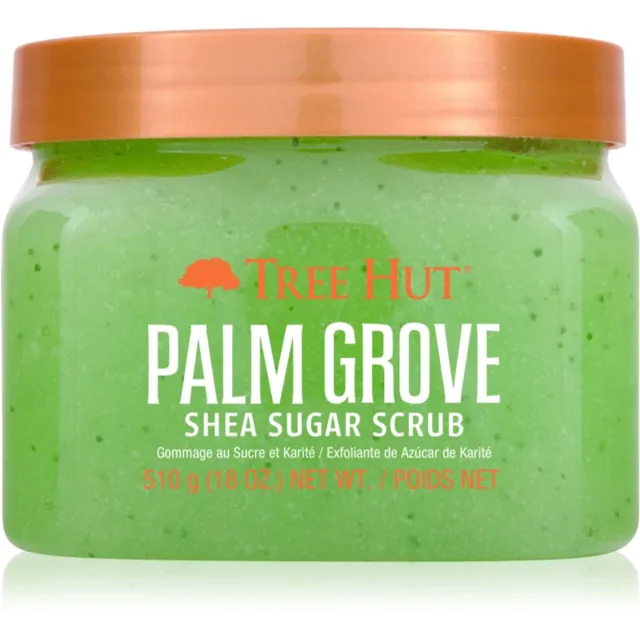 Tree Hut Shea Sugar Scrub Palm Grove cukrový tělový peeling 510 g