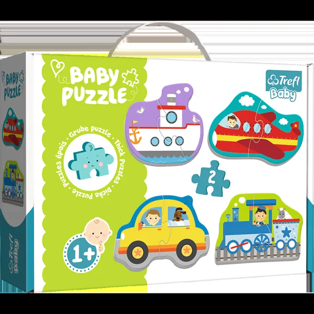 Trefl Puzzles - Baby Classic - Dopravní vozidla