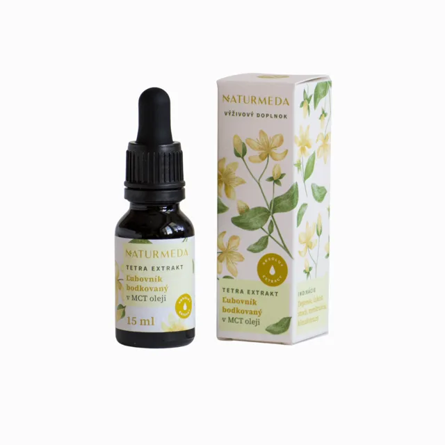 Třezalka tečkovaná – Tetra bylinný extrakt – 15 ml – Naturmeda