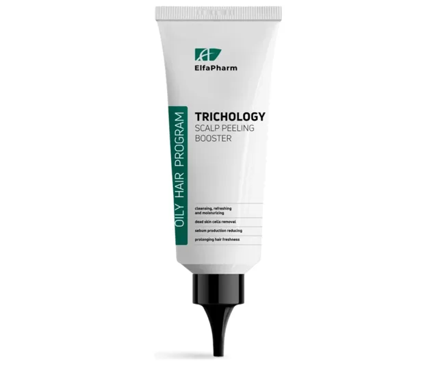 Trichologický peelingový booster pro mastnou vlasovou pokožku Elfa Pharm Trichology Scalp Peeling Booster - 100 ml + dárek zdarma