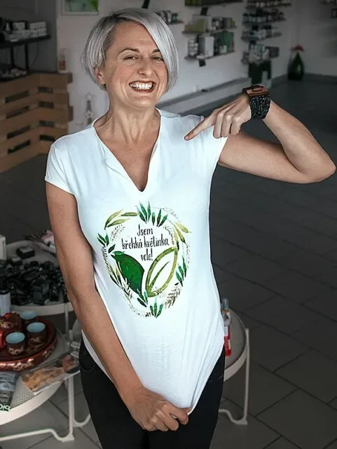 Tričko - Křehká květinka (XL)