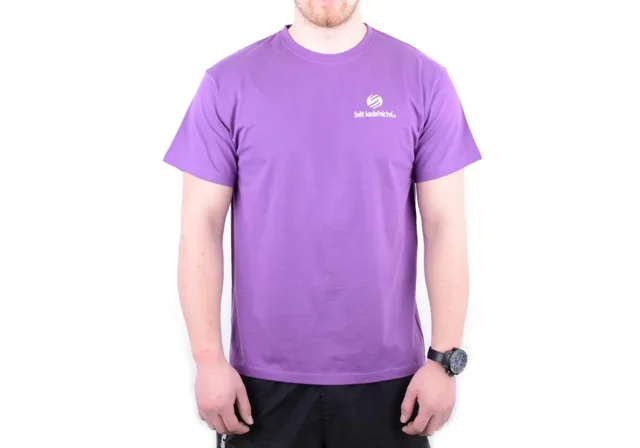 Tričko s krátkým rukávem - pánské, fialové XXL (svk129fXXL) + dárek zdarma