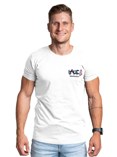 Triko BrainMax LAUF® pánské, bílé Velikost: XL