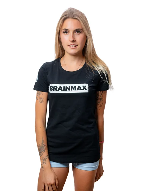 Triko BrainMax s pruhem dámské černé Velikost: M