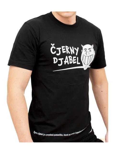 Triko - Černý Ďábel Unisex Farba: tmavě modrá, Veľkosť: S