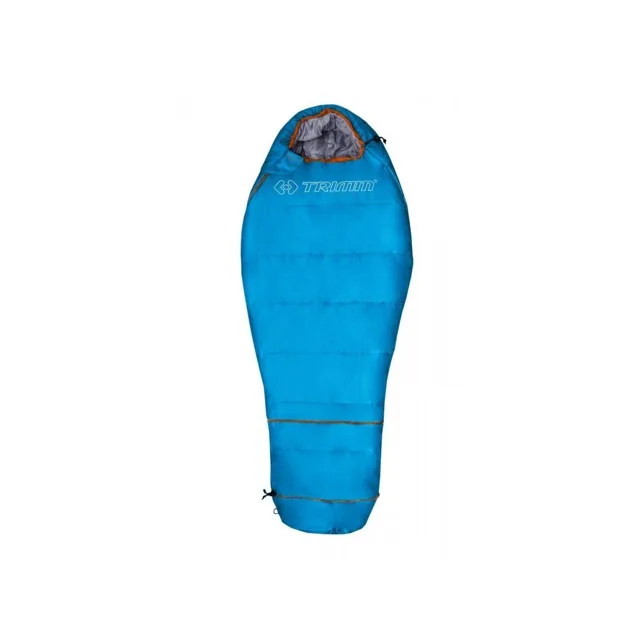 Trimm Spací pytel Walker mumiový celoroční modro-oranžový, 150 cm