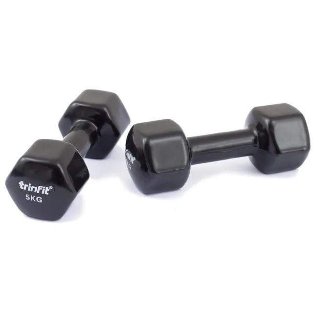 TRINFIT Činky na aerobic VINYL 0,5 - 5 kg varianta 5 kg
