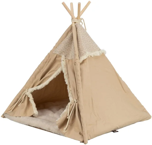 TRIXIE Boho Tipi - uzavřený pelíšek pro psa nebo kočku