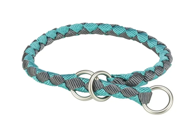 TRIXIE Cavo Stahovací obojek pro psa XS–S: 25–31 cm/o 12 mm aqua/grafit