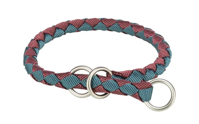 TRIXIE Cavo Stahovací obojek pro psa XS–S: 25–31 cm/o 12 mm bordó/petrolej