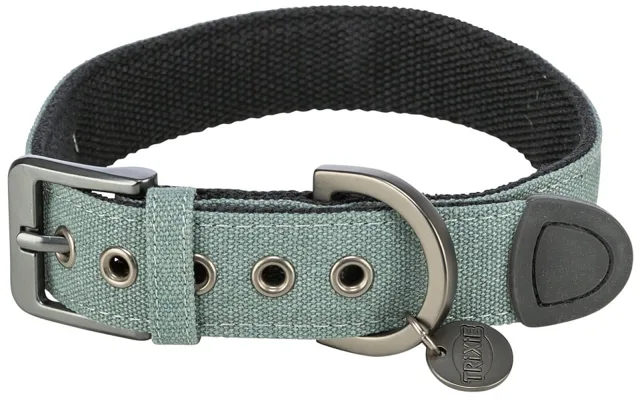TRIXIE CityStyle bavlněný obojek pro psy L–XL: 50–57 cm/35 mm, šalvěj, široký
