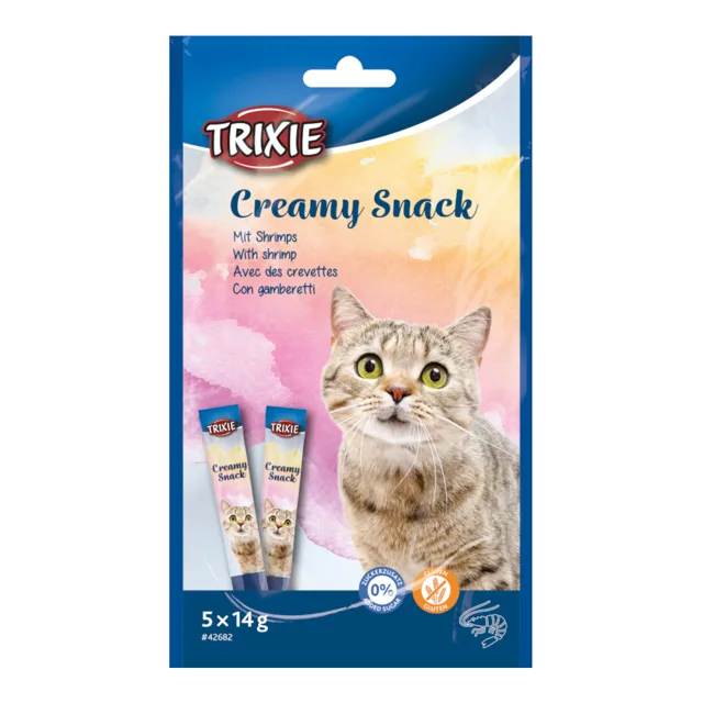Trixie Creamy Snack s krevetami - 5 x 14 g