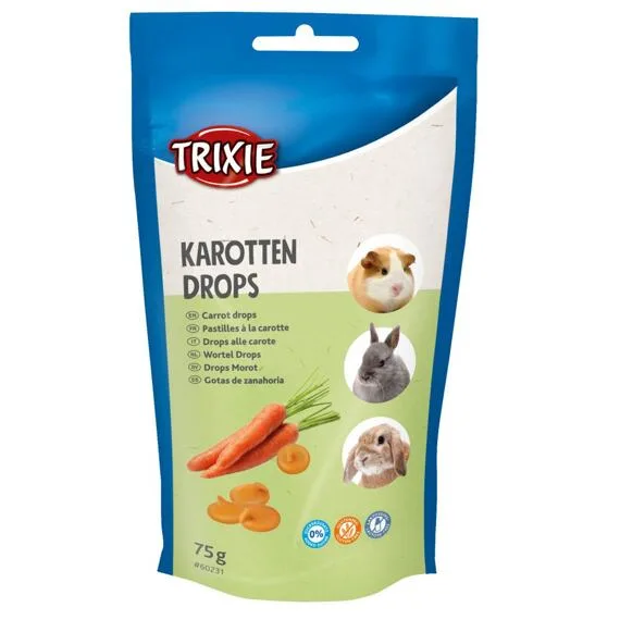 Trixie Drops Mrkvové - 75g