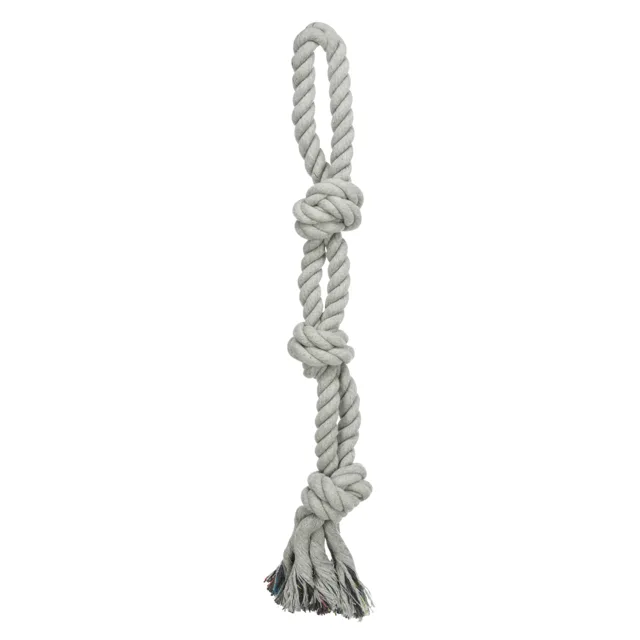 Trixie dvojitá provazová činka Bunt - 60 cm, 500 g