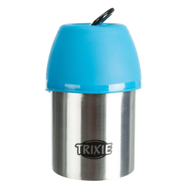 Trixie Friends on Tour nerezová láhev s miskou - 300 ml (široká láhev)