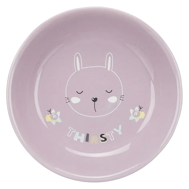 Trixie Junior keramická miska - 200 ml, ø 14 cm - šeříková