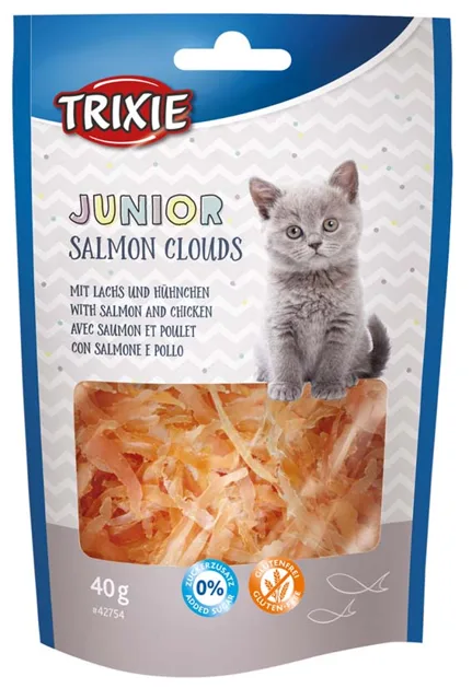 TRIXIE Junior Salmon Cloud 40g pamlsek pro kočky s lososem