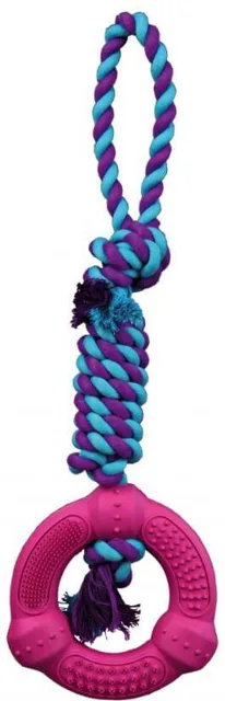 TRIXIE Kruh s provazem „Denta Fun”, 12 cm/41 cm