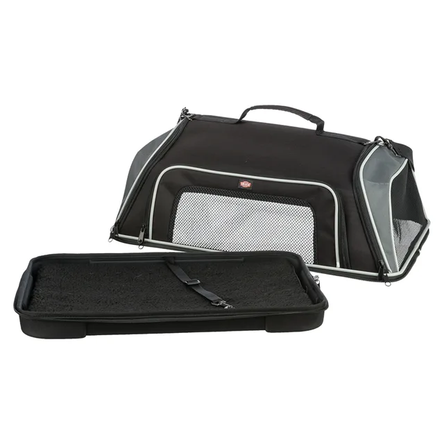 Trixie letecká přepravní taška Boarding - černá/šedá, d 55 x š 40 x v 23 cm