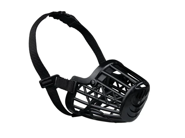 TRIXIE Náhubek plastový rozměr M 22 cm černý