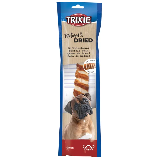 Trixie Natural & Dried buvolí ocas - 1 kus