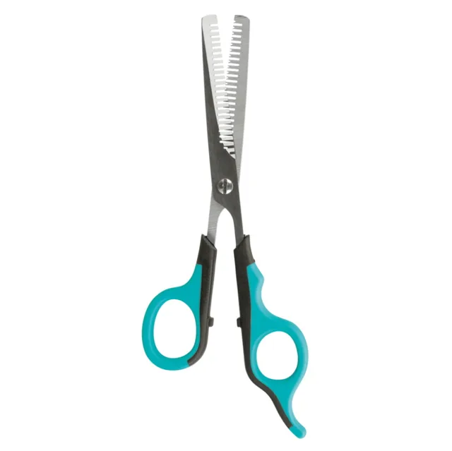 TRIXIE Nůžky efilační oboustranné pro psy a kočky 18 cm